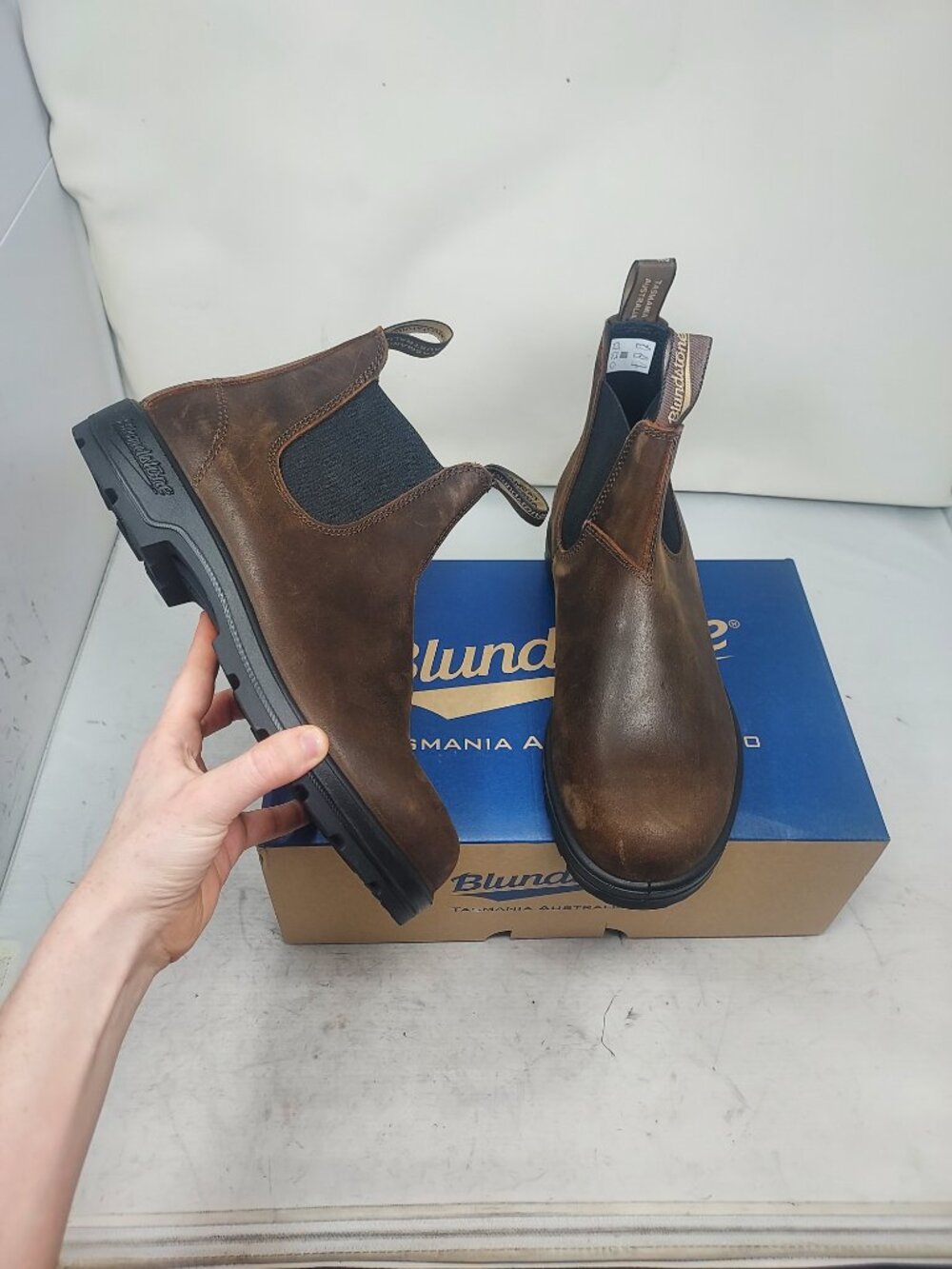 Blundstone MENS Antique Brown Chelsea Boot